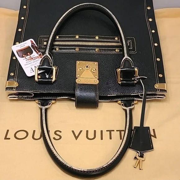 SOLD Louis Vuitton Vintage   2003 RARE SAHALI          LEATHER 'LE FABULEUX - Picture 9 of 15